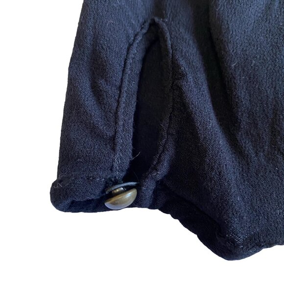 XHILARATION Embroidered Lace Long Sleeve Black Boho Midi Goth Dress XL EUC - Picture 11 of 15